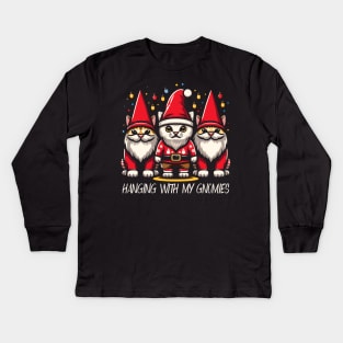 Hanging With My Gnomies Kids Long Sleeve T-Shirt